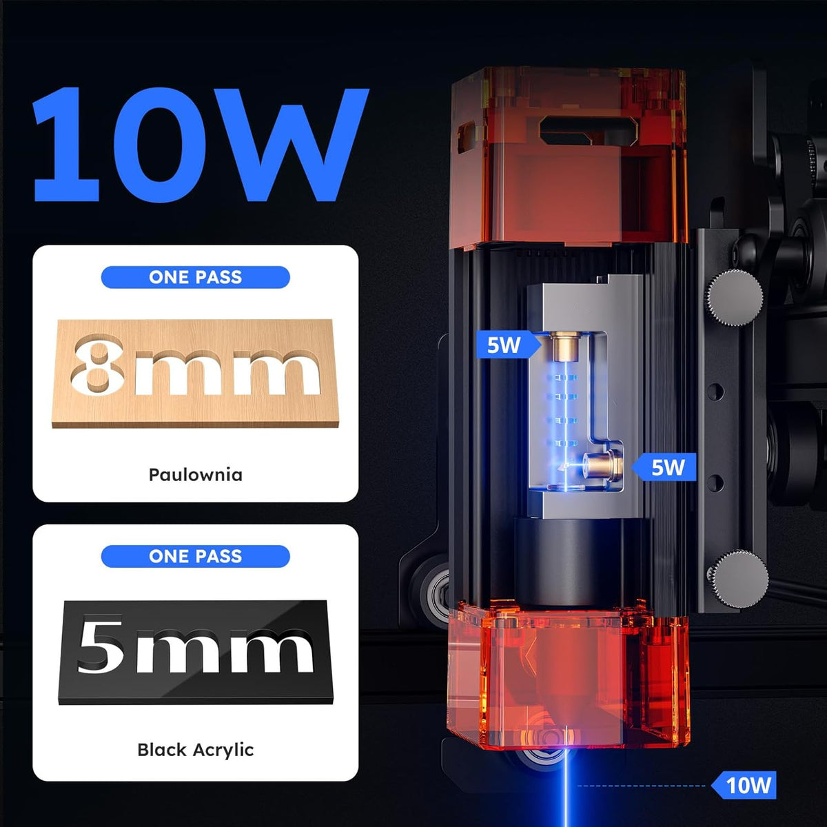 Fusion Laser Cutter - 10W Diode