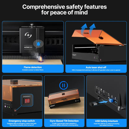 Kraft Laser Cutter - 40W Diode