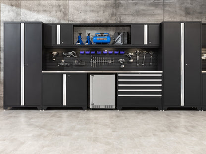 Transform Your Garage with the Pro Series 10PC Heavy-Duty Cabinet Set – Premium 18-Gauge Steel, Fully-Welded and Spacious 192" W X 24" D X 84.75" H Design