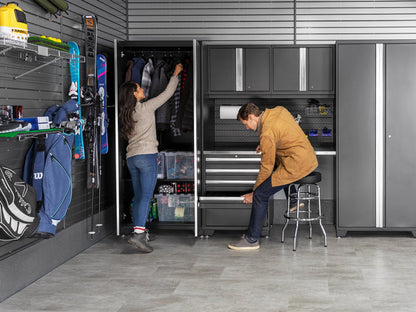 Transform Your Garage with the Pro Series 10PC Heavy-Duty Cabinet Set – Premium 18-Gauge Steel, Fully-Welded and Spacious 192" W X 24" D X 84.75" H Design