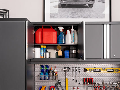Transform Your Garage with the Pro Series 10PC Heavy-Duty Cabinet Set – Premium 18-Gauge Steel, Fully-Welded and Spacious 192" W X 24" D X 84.75" H Design
