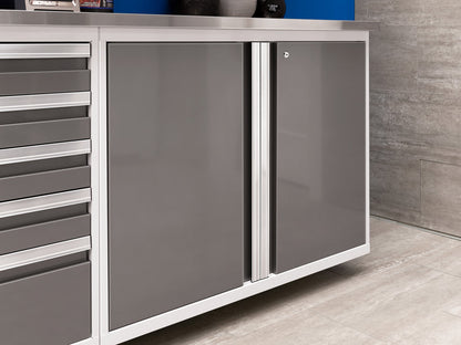 Transform Your Garage with the Pro Series 10PC Heavy-Duty Cabinet Set – Premium 18-Gauge Steel, Fully-Welded and Spacious 192" W X 24" D X 84.75" H Design