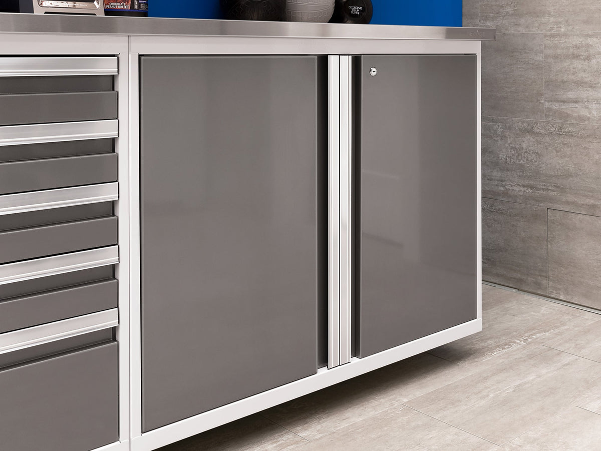 Transform Your Garage with the Pro Series 10PC Heavy-Duty Cabinet Set – Premium 18-Gauge Steel, Fully-Welded and Spacious 192" W X 24" D X 84.75" H Design