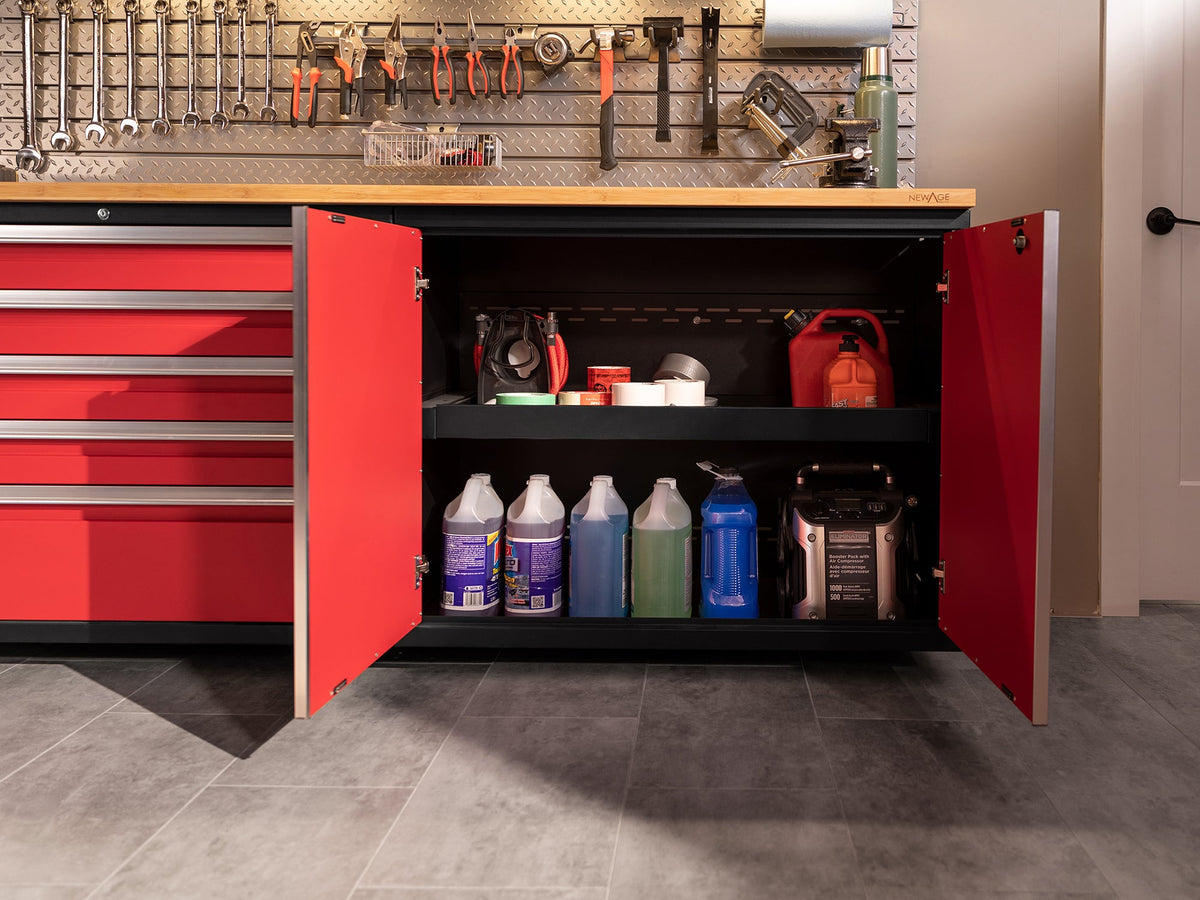 Transform Your Garage with the Pro Series 10PC Heavy-Duty Cabinet Set – Premium 18-Gauge Steel, Fully-Welded and Spacious 192" W X 24" D X 84.75" H Design