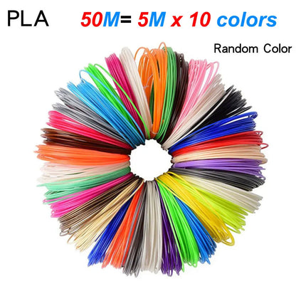 PLA 3D Printing Pen Filament 10/12Colors Diameter 1.75Mm 18M 36M 50M Drawing Tasteless Plastic Materials for 3D Printer 3D Pens
