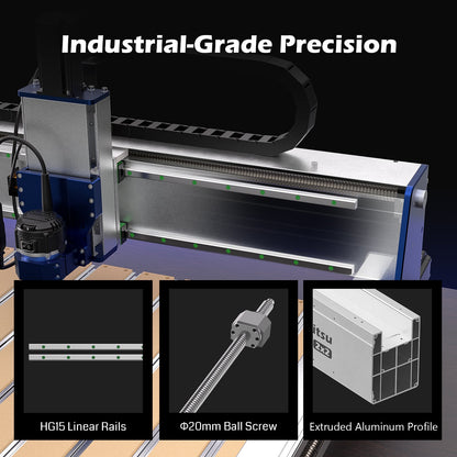 PROVerXL 2x2 CNC Router with Vectric Sotware, Professional Grade Precision & Pre-Assembled Modular Design