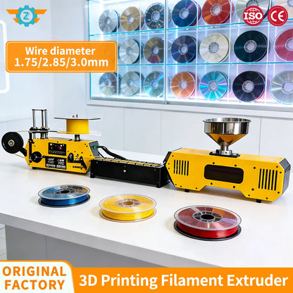 HT400 Desktop Extruder 3D Printing Filament Maker Automatic Wire Diameter 1.75Mm 3Mm for PLA PETG PA ABS PC PP ABS
