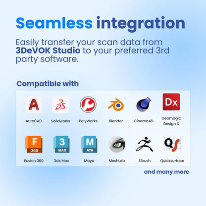 3DeVok MT 3D Scanner + Free Wireless Handle $499 Value - ON SALE