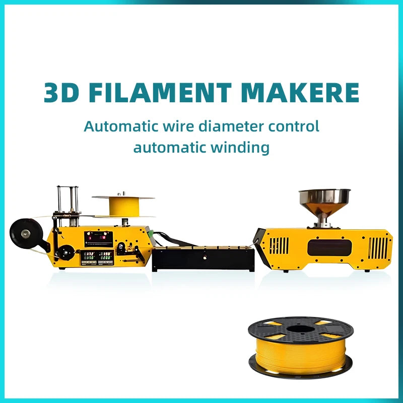 HT400 Desktop Extruder 3D Printing Filament Maker Automatic Wire Diameter 1.75Mm 3Mm for PLA PETG PA ABS PC PP ABS