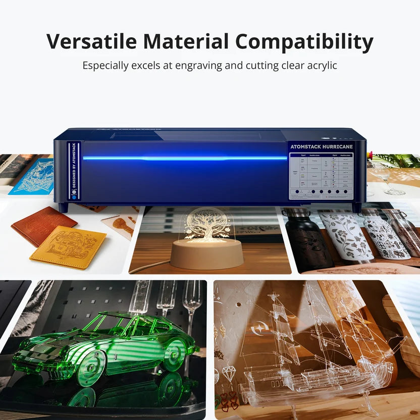 Hurricane Laser Cutter - 55W CO2