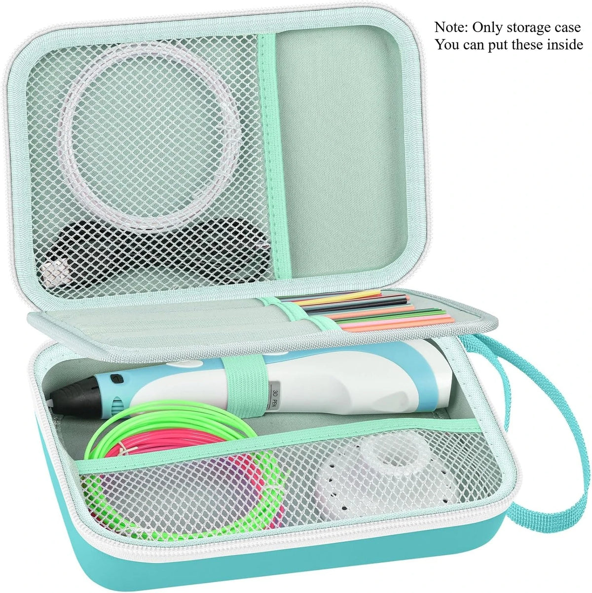 Universal 3D Pen Case Compatible with SCRIB3D P1/Advanced,For MYNT3D Super/Professional,For 3Doodler Start+/Flow/Pro 3D Printer