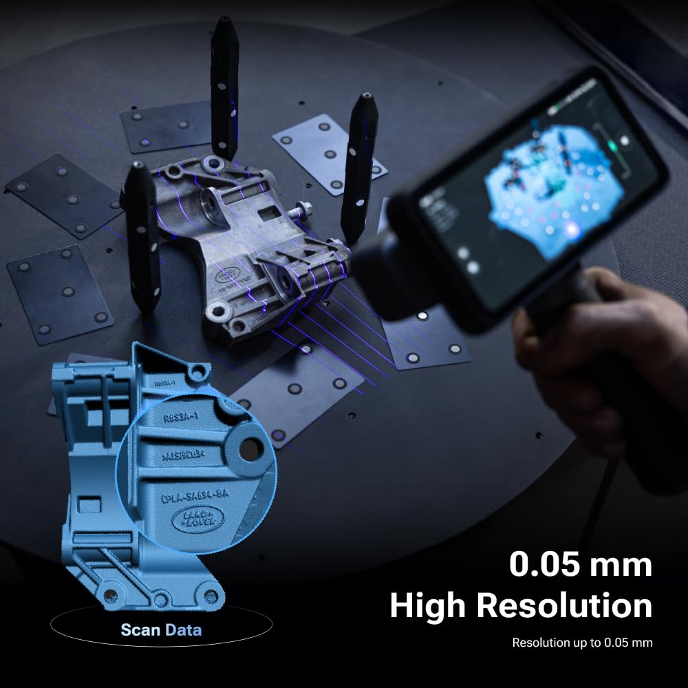 Unleash Your Creativity with the Rigil All-In-One Wireless 3D Scanner - Precision Scanning at 0.04mm Accuracy