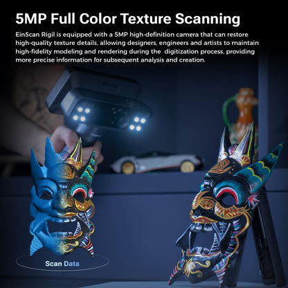 Unleash Your Creativity with the Rigil All-In-One Wireless 3D Scanner - Precision Scanning at 0.04mm Accuracy