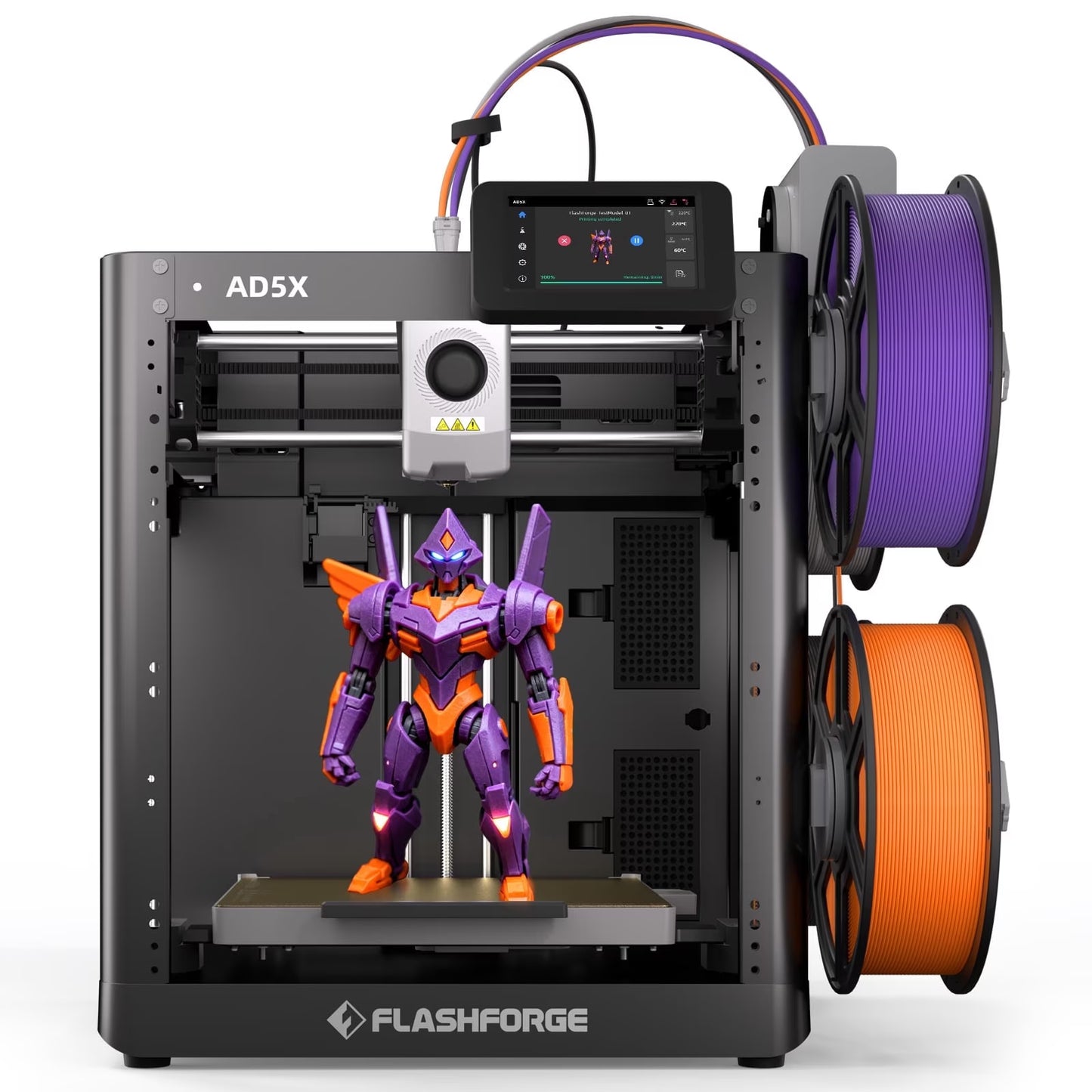 AD5X 3D Printer, Multi-Color Printer for Beginners Home DIY, 1Count, 8.7 X 8.7 X 8.7"