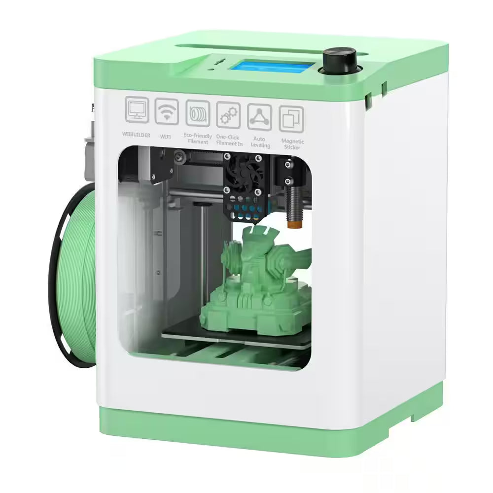 Wi-Fi Cloud Printing 3D Printer, Fully Assembled and Mini 3D Printer for Beginners and Kids with Auto Leveling