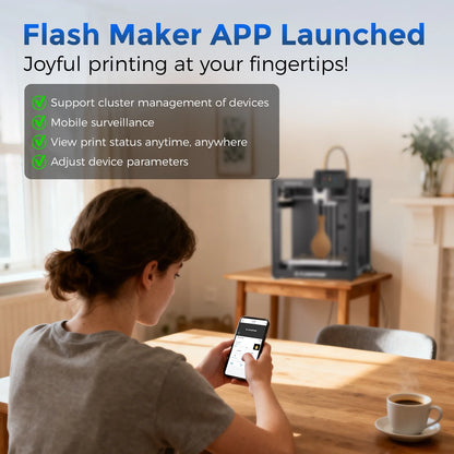 3D Printer Adventurer 5M, 3D Printers for Beginners Home DIY, High Speed Print Size 8.7 X 8.7 X 8.7In, Black
