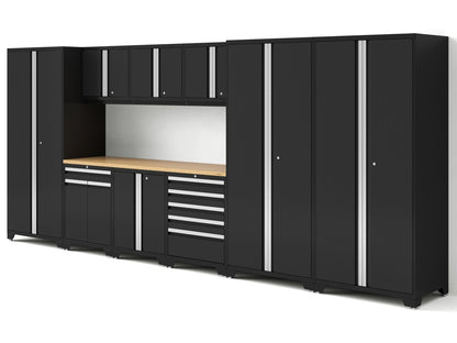Transform Your Garage with the Pro Series 10PC Heavy-Duty Cabinet Set – Premium 18-Gauge Steel, Fully-Welded and Spacious 192" W X 24" D X 84.75" H Design