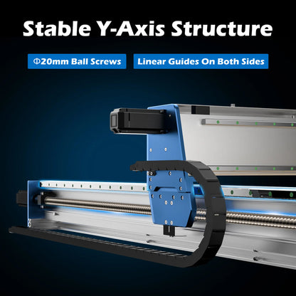 PROVerXL 4x4 CNC Router Machine with Vectric Software, Support Dual Z-Axis, Closed-loop Stepper Motor, Ball Screw Drive System, 1300x1300 Work Area for Wood Metal Carving