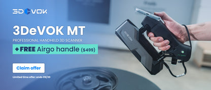 3DeVok MT 3D Scanner + Free Wireless Handle $499 Value - ON SALE