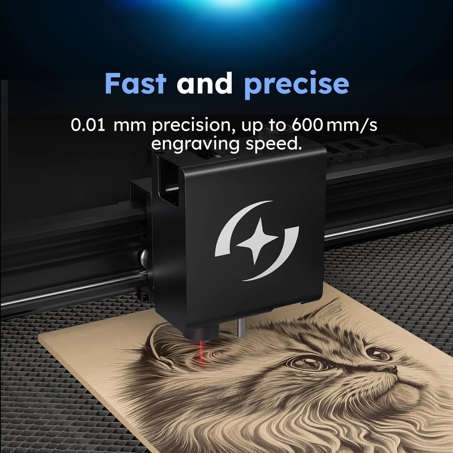 AtomStack Hurricane Laser Cutter - 55 W CO₂
