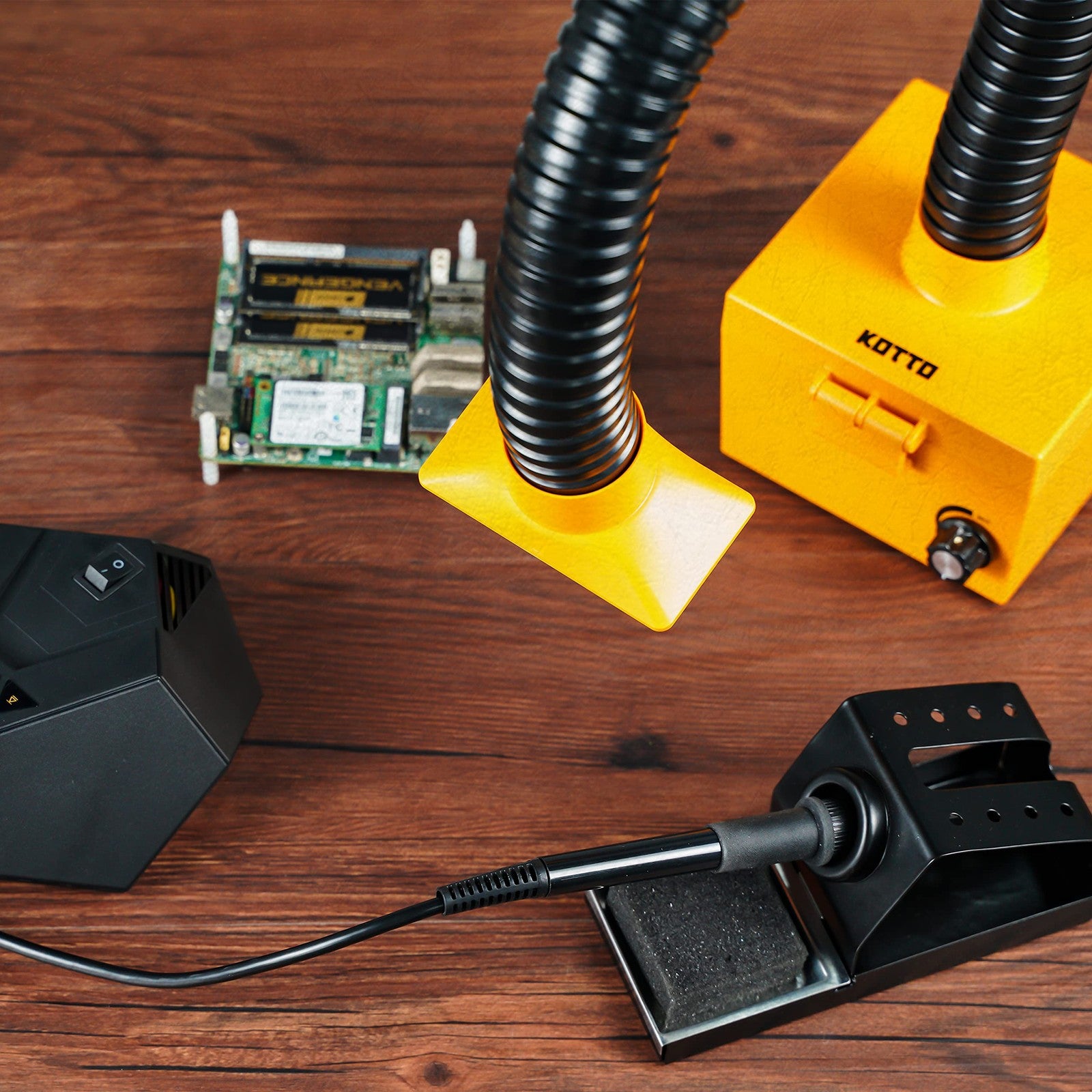 Strong Suction Smoke Absorber for Soldering, Welding, 3D Printing - Extractor...