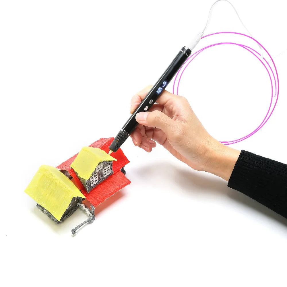 3D Pen Scribble Pen OLED PLA ABS Filament 3D Printer Christmas Presents Lapiz 3D Printing Pen for School 3D Pencil Gadget