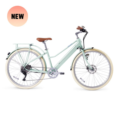 Experience Effortless Cruising with the NEW Bluejay Premiere Lite 2027 - Mint Green Electric Bike