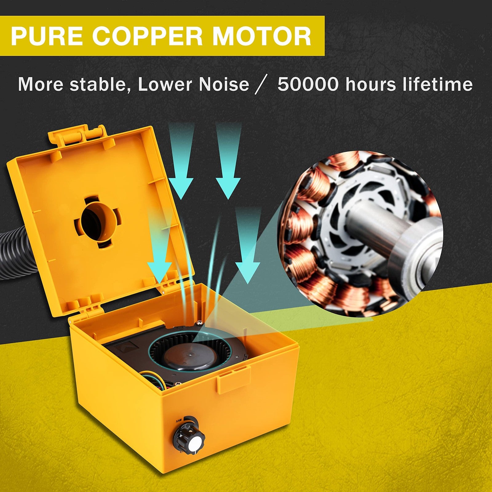 Strong Suction Smoke Absorber for Soldering, Welding, 3D Printing - Extractor...