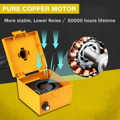 Strong Suction Smoke Absorber for Soldering, Welding, 3D Printing - Extractor...