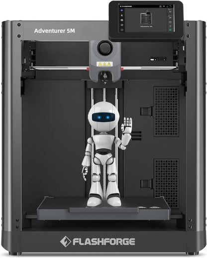 3D Printer Adventurer 5M, 3D Printers for Beginners Home DIY, High Speed Print Size 8.7 X 8.7 X 8.7In, Black