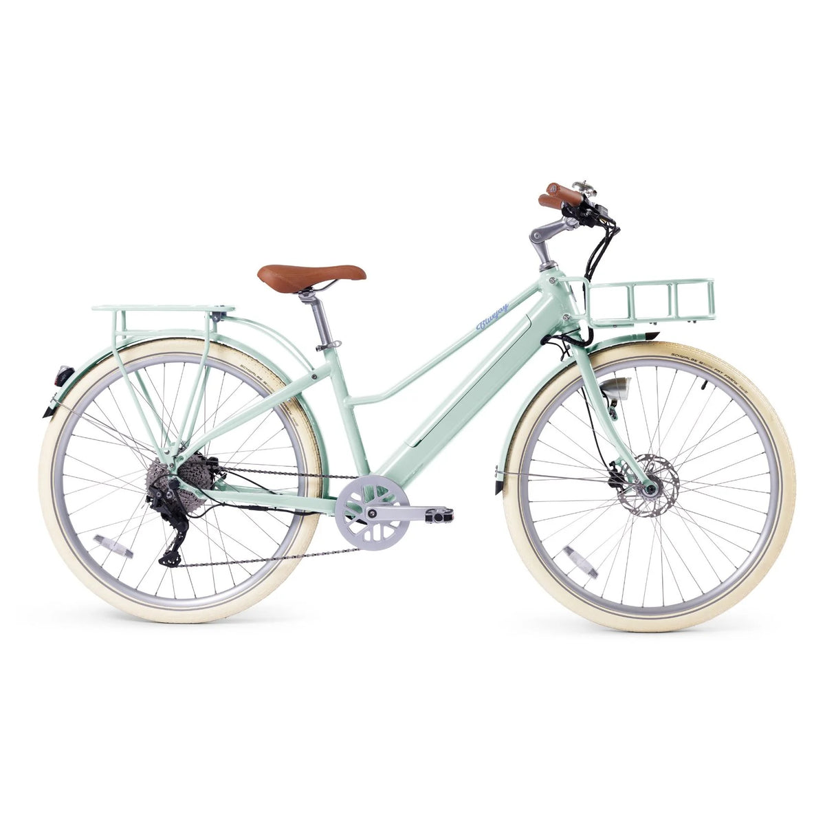 Experience Effortless Cruising with the NEW Bluejay Premiere Lite 2027 - Mint Green Electric Bike