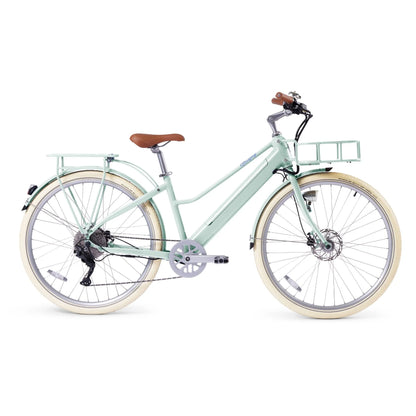 Experience Effortless Cruising with the NEW Bluejay Premiere Lite 2027 - Mint Green Electric Bike