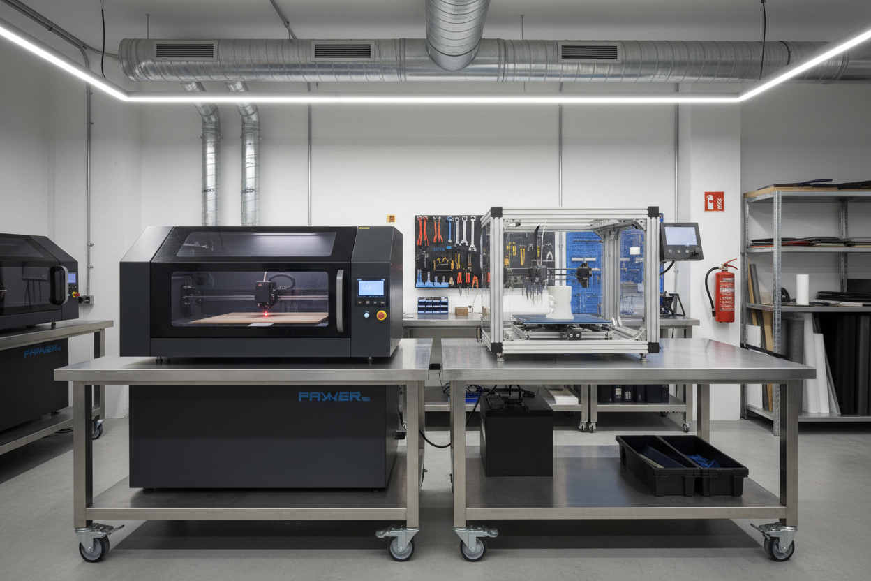 Slideshow Image 1 — Precision Fabrication Workspace